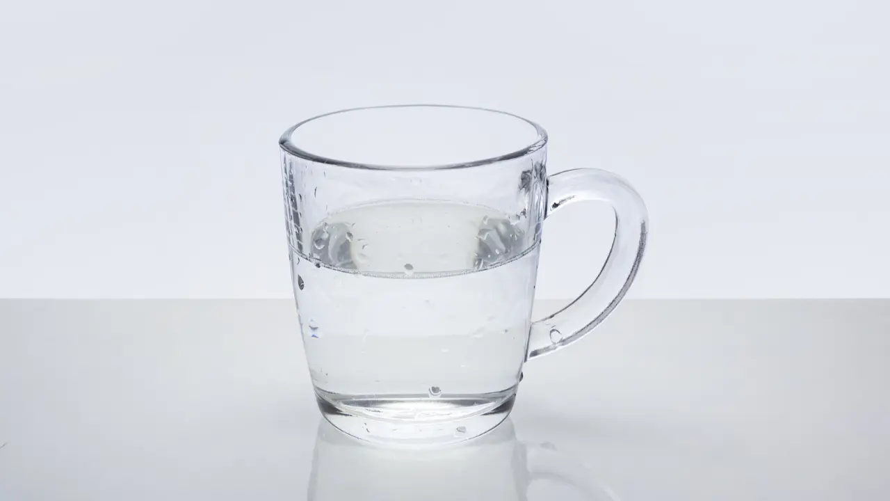 half a cup of water