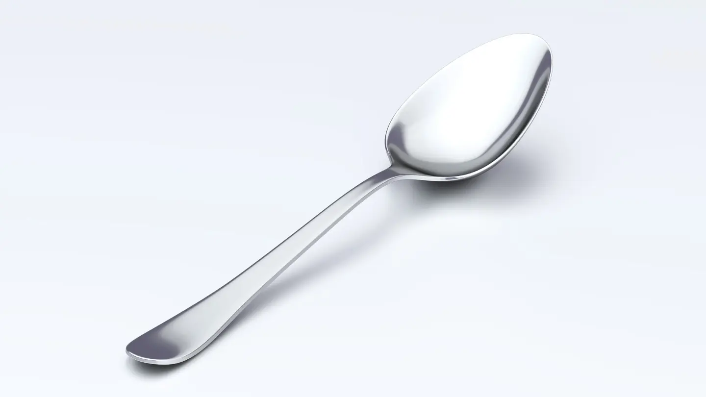 silver tablespoon